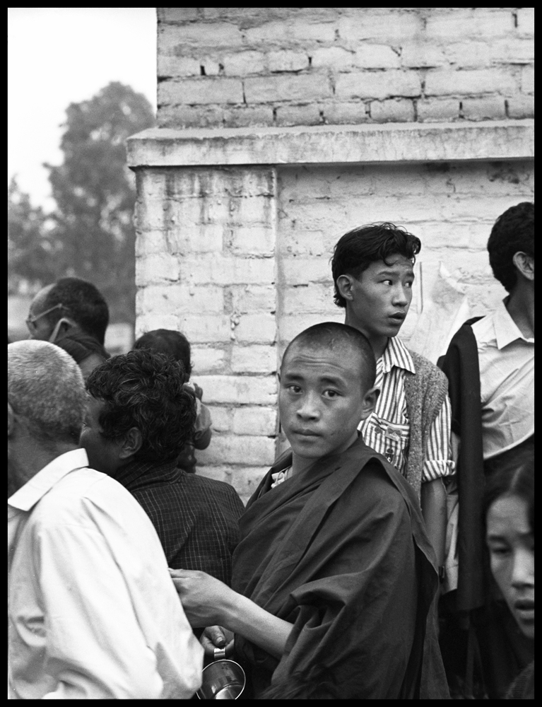 Charles A. Meyer: Monk Leaving for the Day